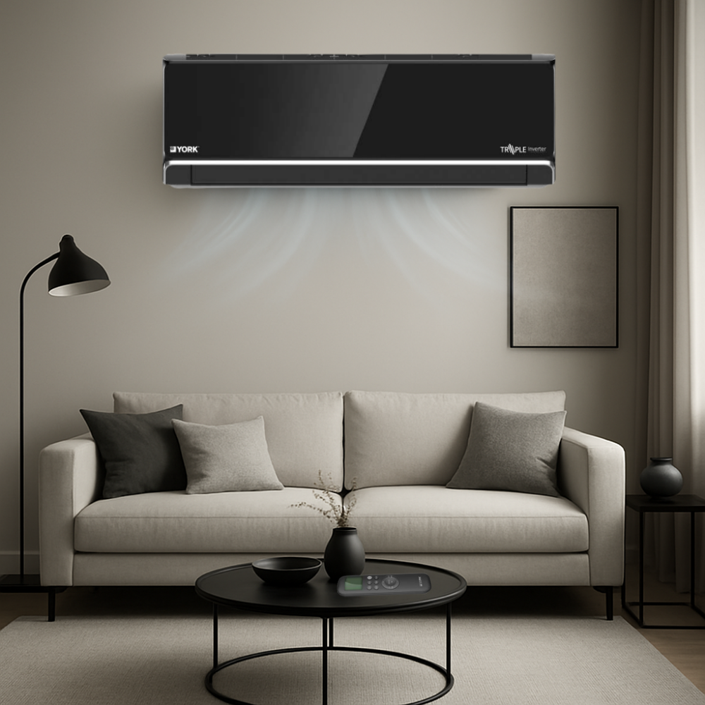 Minisplit York Triple Inverter 2 Toneladas 220V Frío Calor Ultra Eficiencia