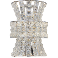 Aplique de Pared LED Luminiere Cilíndrico Cristal D210 Decorativo Interior