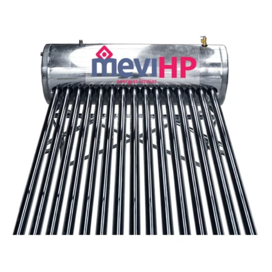 Calentador Solar MEVI HP Alta Presión 20 Tubos Hidroneumático Envío México