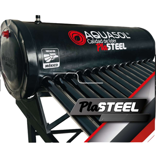 AQUASOL Calentador Solar PlaSteel 12 Tubos